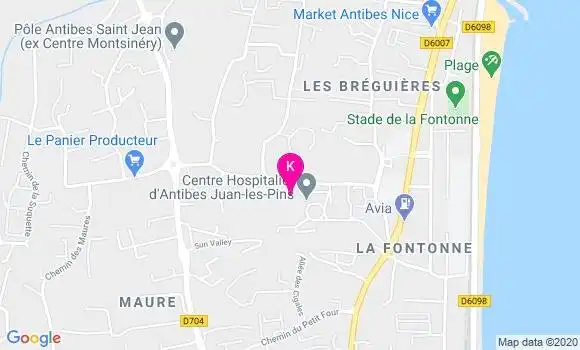 Localisation Aline Ehrette