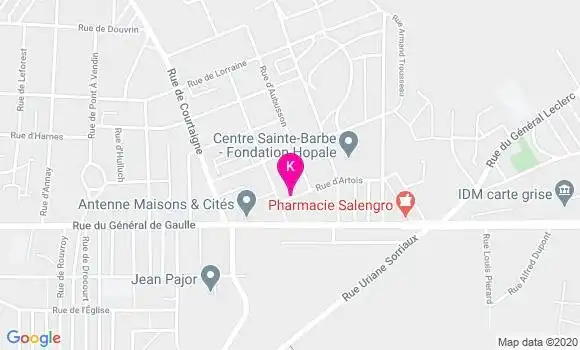 Localisation Marie Bernadette Paty