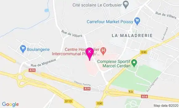 Localisation Malvina Bellouard