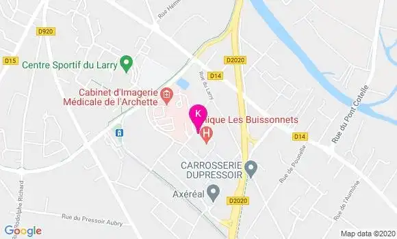 Localisation Raphael Lissac