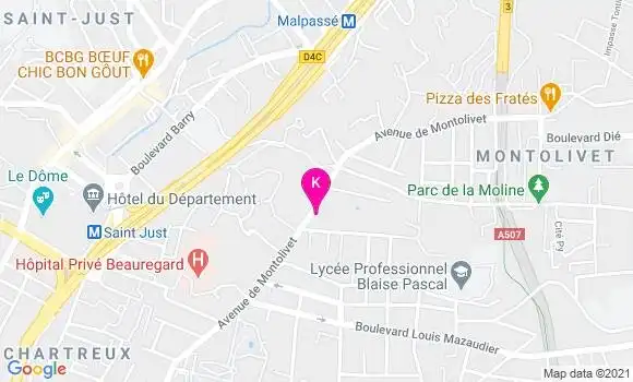 Localisation Eric Carriere