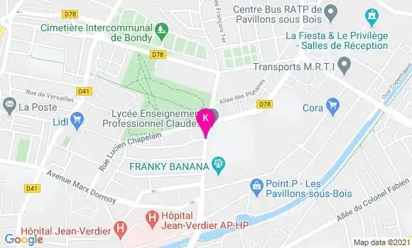 Localisation Helene Moreau