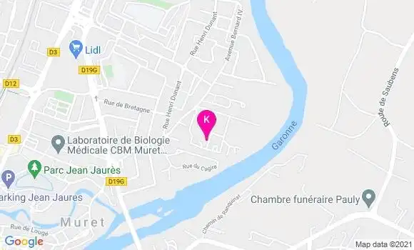Localisation Pablo Froteau