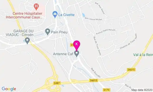 Localisation Franck Vienet
