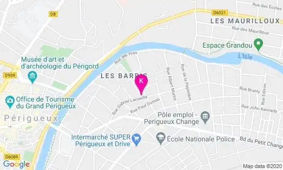 Localisation Daphne Deroubaix