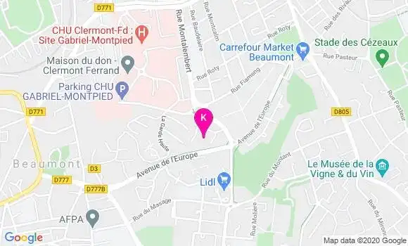 Localisation Bernard Duhot