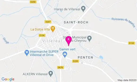 Localisation Geraldine Auge
