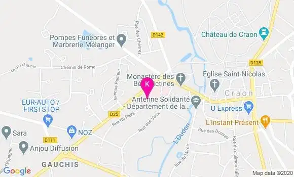 Localisation Annelyse Angeard