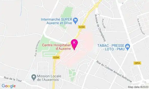Localisation Brigitte Maimbourg