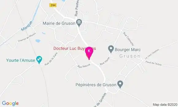 Localisation Manon Noel