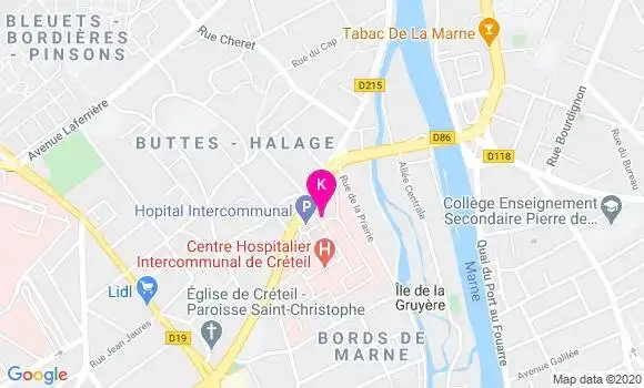 Localisation Marguerite Bessard