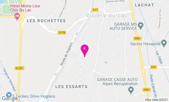 Localisation Marion Granger