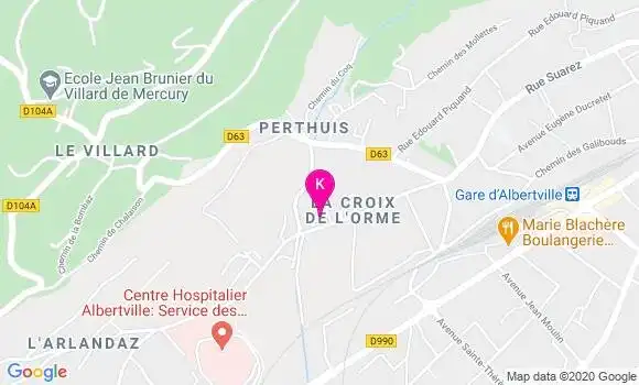 Localisation Nicolas Colin