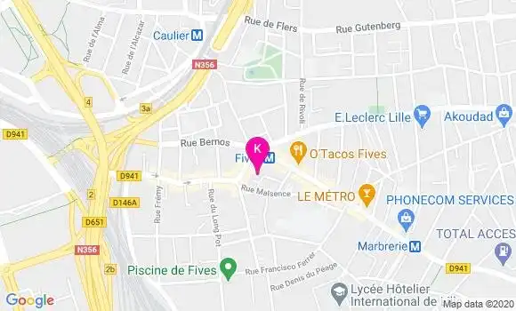 Localisation Ines Lardeur