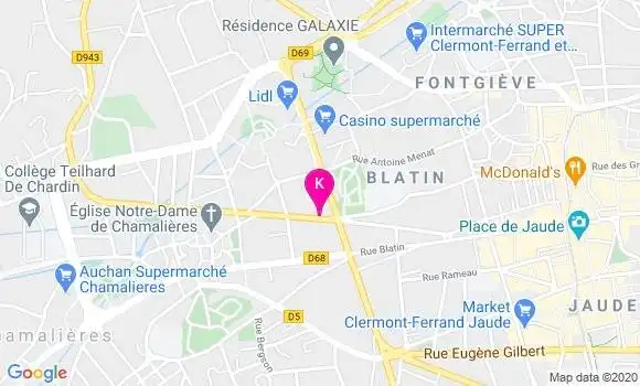 Localisation Aline Potet