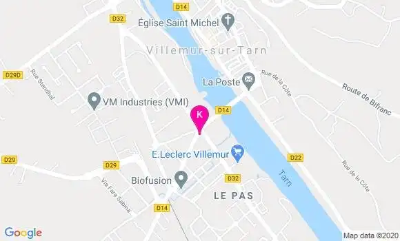 Localisation Caroline Cougul