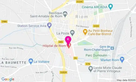 Localisation Edwige Carette Tissandier