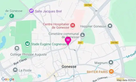 Localisation Coralie Buisson