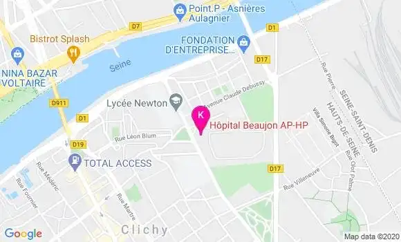 Localisation Jean Thomas Benard