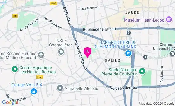 Localisation Alexandre Beauger