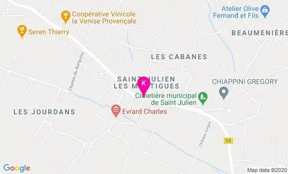 Localisation Laurent Trabaud
