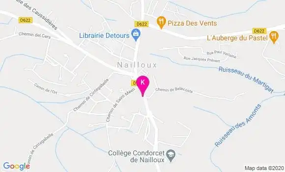 Localisation Robert Poujol