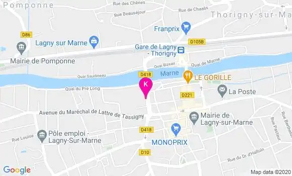 Localisation Sabrina Le Cor