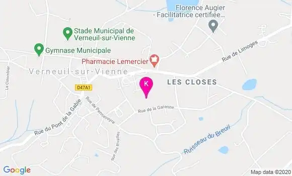 Localisation Lysiane Boucheron Metraud