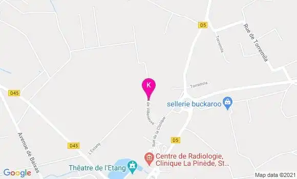 Localisation Sandrine Pourrias