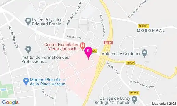 Localisation Helene Thevenin Gaillard