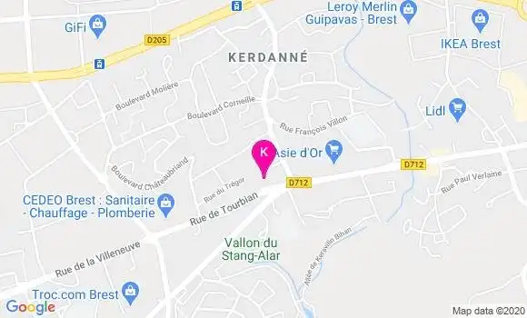 Localisation Alan Penarguear