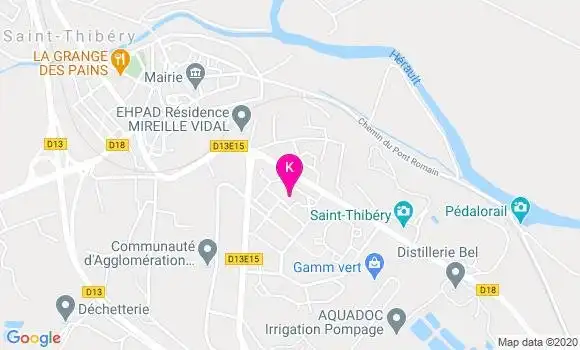 Localisation Laetitia Chaleil