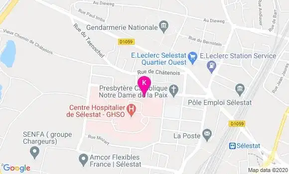 Localisation Aurore Kempf