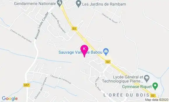 Localisation Nathalie Tardif Camus