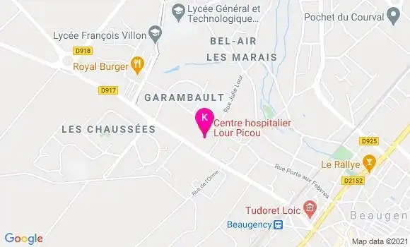 Localisation Jean Claude Martin
