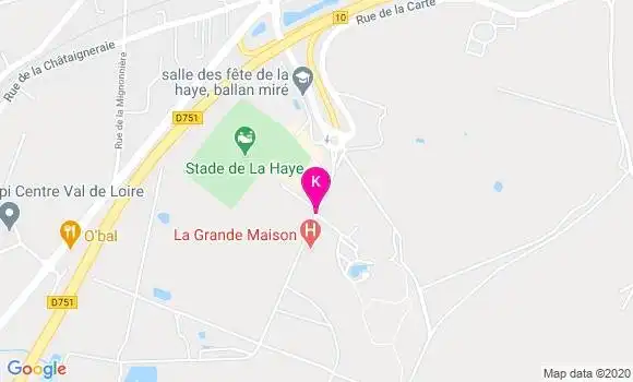 Localisation Irina Gaspar