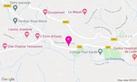 Localisation Carole Pluyaud