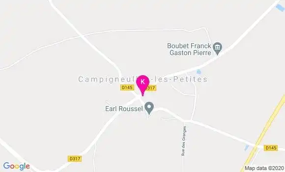 Localisation Clemence Petit