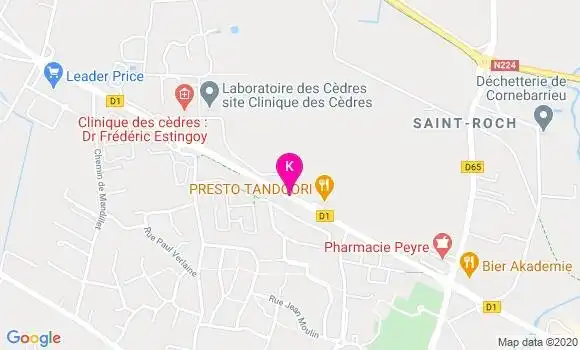 Localisation Lise Cachia