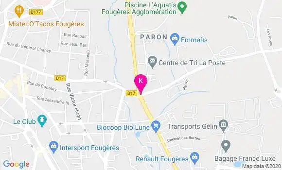 Localisation Josiane Sieur