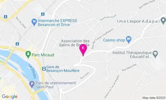 Localisation Fanny Lacreuse