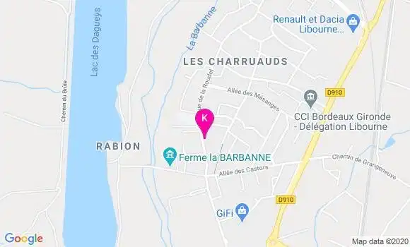 Localisation Sandrine Calogero