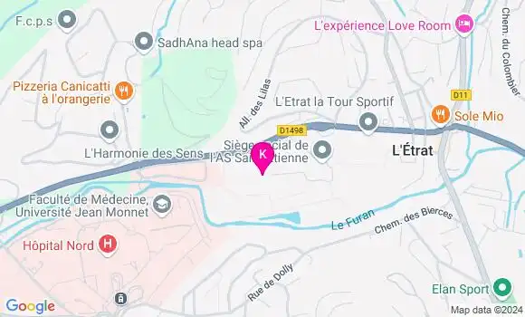 Localisation Thibaut Lombard