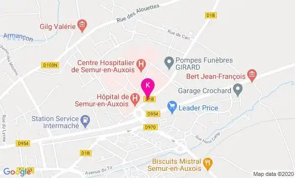 Localisation Elise Petident