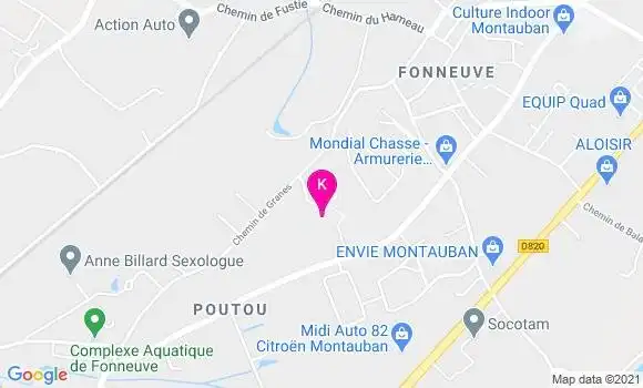 Localisation Nathalie Lecourtois