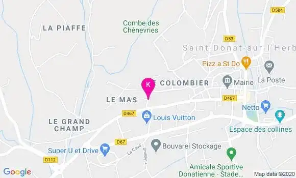 Localisation Celena Bourne