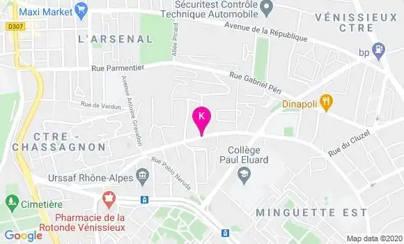 Localisation Tiphaine Saulnier