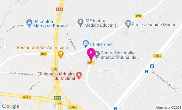 Localisation Catherine Bureau