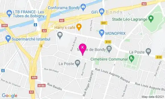 Localisation Laury Gaoua