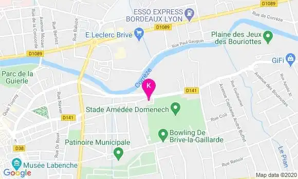 Localisation Fabrice Planade